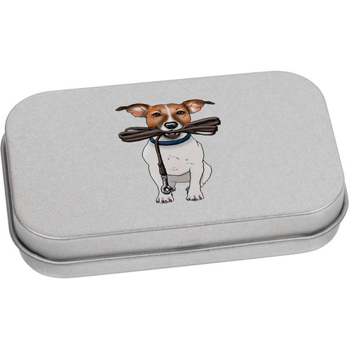 Jack russell holding lead - holding, lead'
