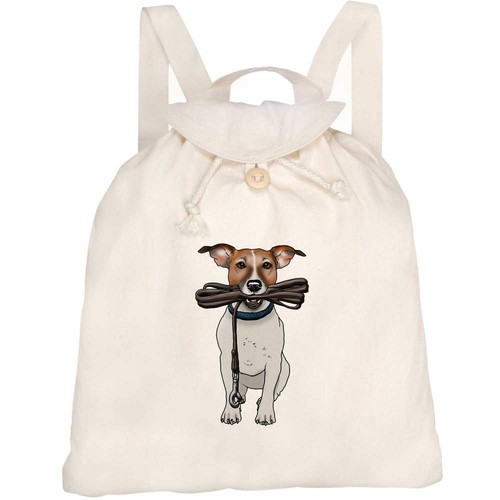 Jack russell holding lead - russell,