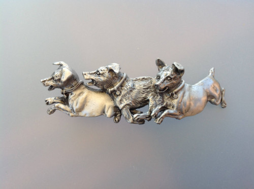 Terrier dog barrette - , jewelry