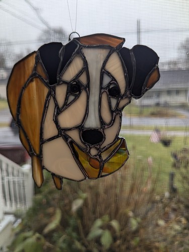 Stained glass suncatcher - suncatcher, jack