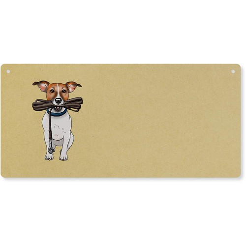 Jack russell holding lead - russell,