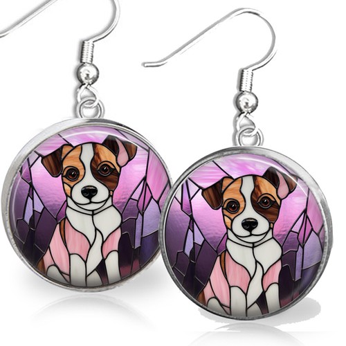 Jack russel terrier earrings - jack,